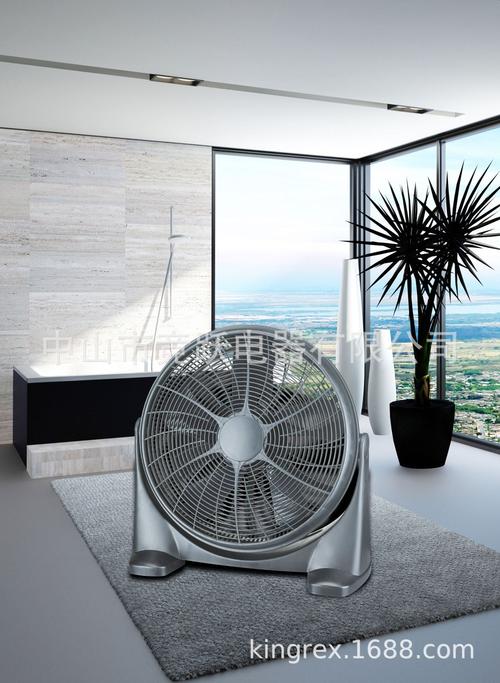 20寸塑料趴地轉頁扇 box fan 出口非洲南美東南亞 外貿電風扇工廠